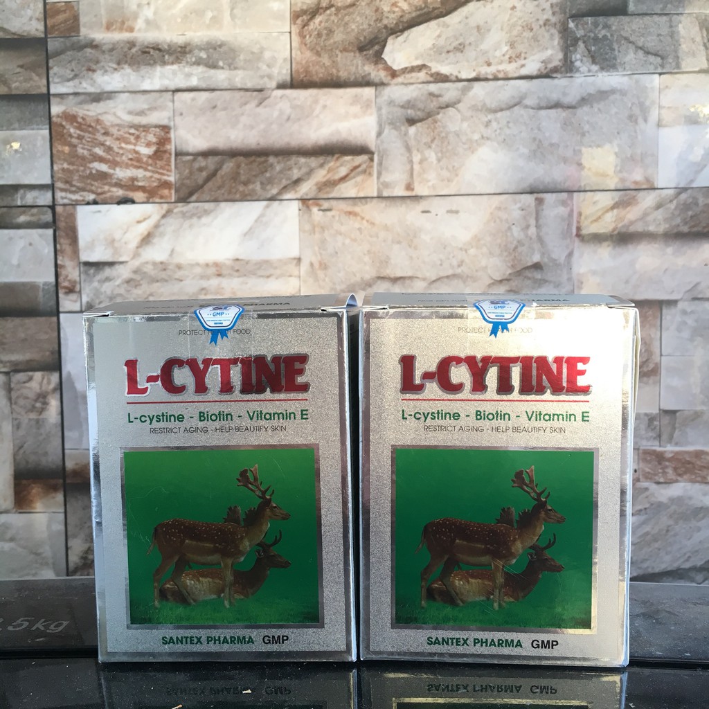 VIÊN UỐNG TỔNG HỢP LÀM ĐẸP DA,TÓC,MÓNG L CYSTINE VỚI BIOTIN VÀ VITAMIN E HỘP 60 VIÊN | BigBuy360 - bigbuy360.vn