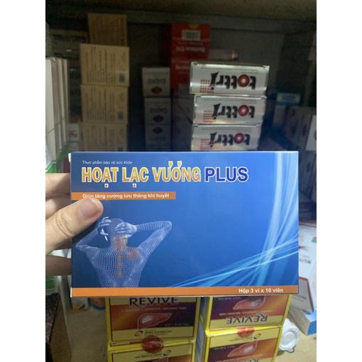 [GIÁ GỐC] Hoạt Lạc Vương Plus hết đau mỏi vai gáy - Hộp 30 viên