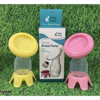 Phễu Silicon Hứng Sữa Tự Động Kèm Nắp + Chân Đứng tiện dụng ;