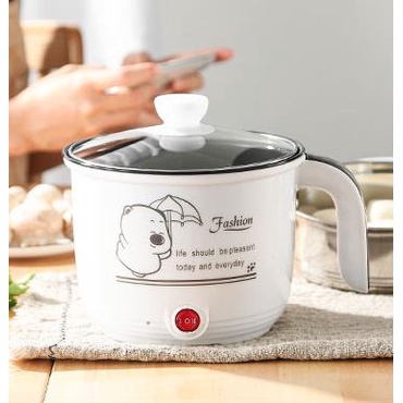nồi nấu mì mini 1 tầng, nấu lẩu đa năng phù hợp cho học sinh, sinh viên giá hạt rẻ, nhiều màu hot
