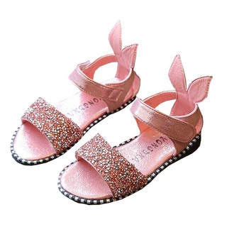 Giày sandal đế bằng cho bé gái size 21-36