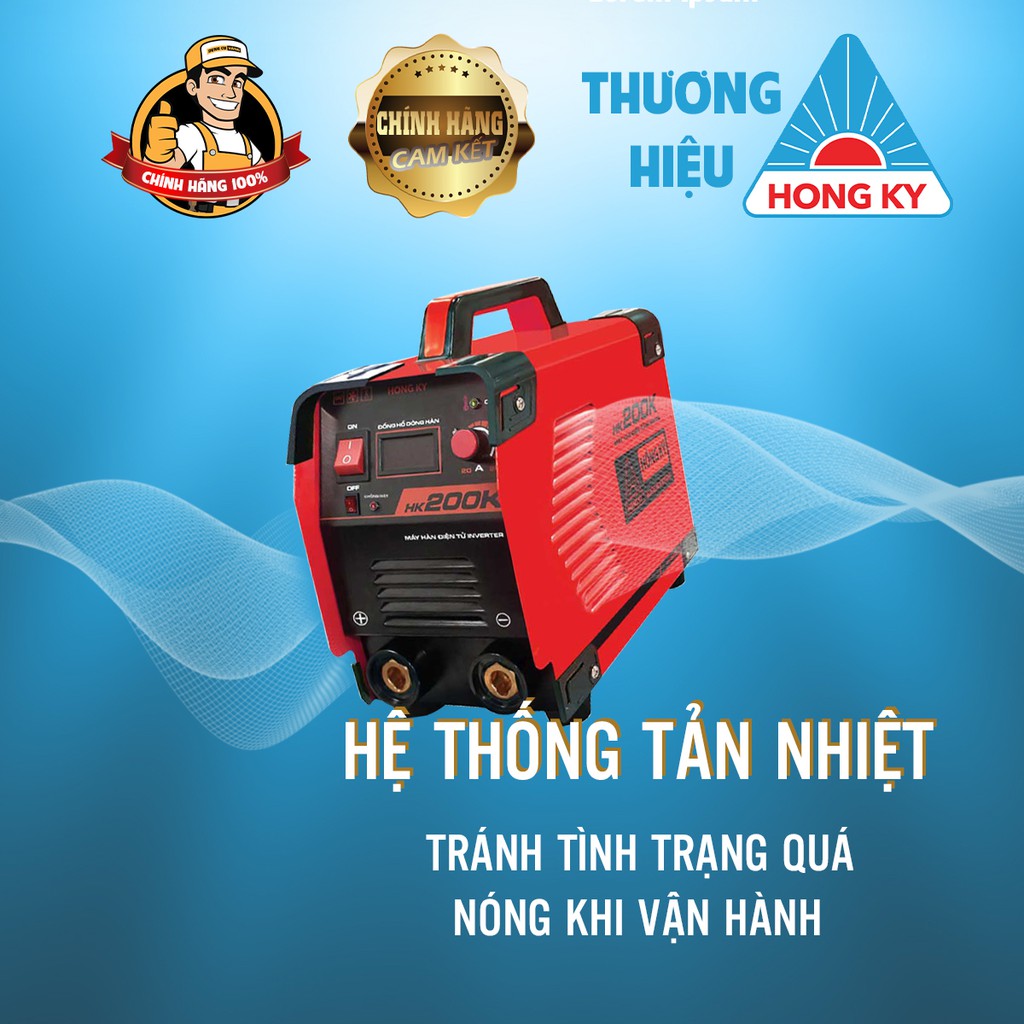 Máy hàn và dụng cụ hàn mini, Máy hàn điện tử Hồng Ký 200k.