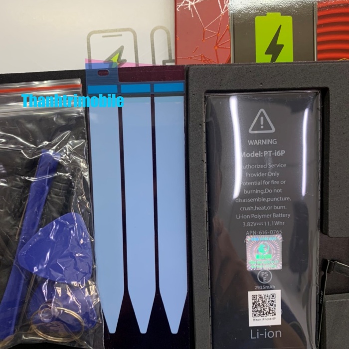 Pin 6 Plus Bison dung lượng 2915mAh