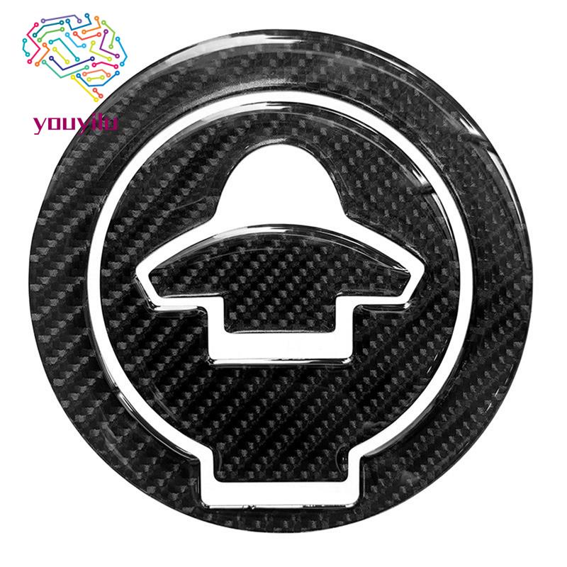 Miếng Dán Bảo Vệ Nắp Bình Xăng Xe Mô Tô YAMAHA YZF-R3 R25 R15 MT-03 Bằng Sợi Carbon