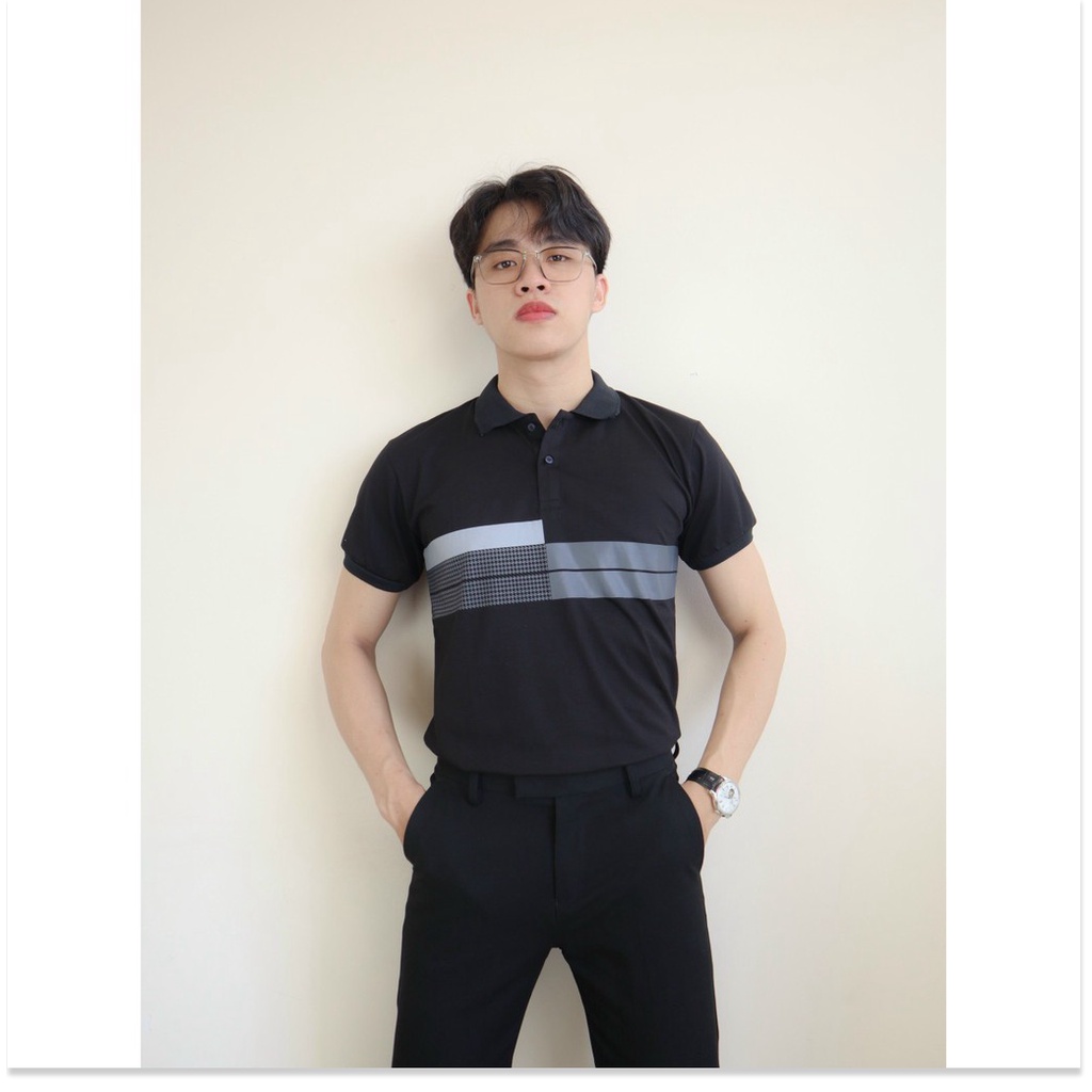 Áo thun cổ trụ ngắn tay tôn dáng chuẩn body KHANH AN