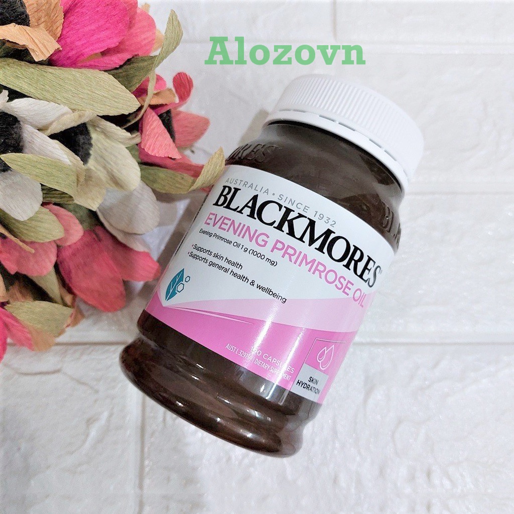 Tinh dầu anh thảo Evening Primrose Oil Blackmores 190 viên hỗ trợ đẹp da, Cải thiện sinh lý nữ
