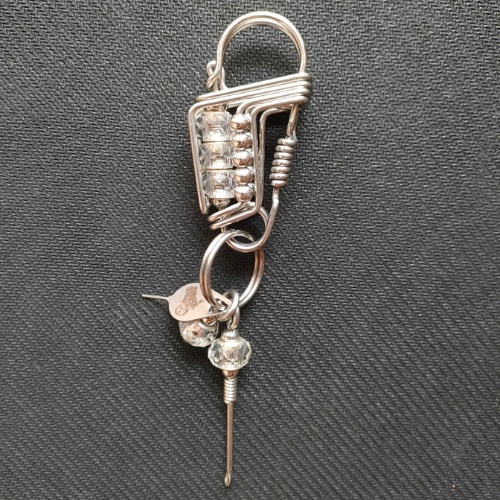Móc khóa phong thủy ô tô xe máy chất liệu inox 308 sáng đẹp