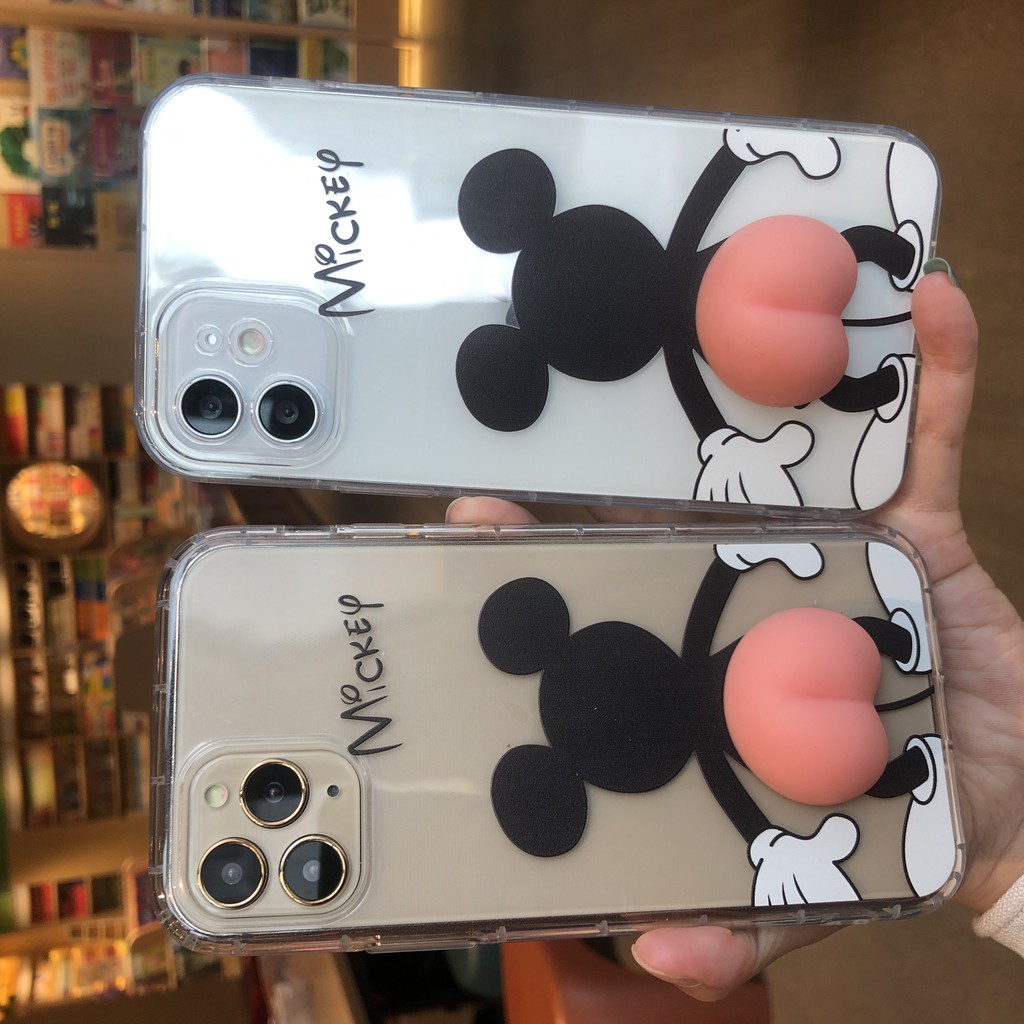 VỎ IPHONE  CASE Back View Mickey + Butt Apple  6/6plus/6s / 6splus / 7/7plus / 8 / 8plus / x / xr / xs / 11/12