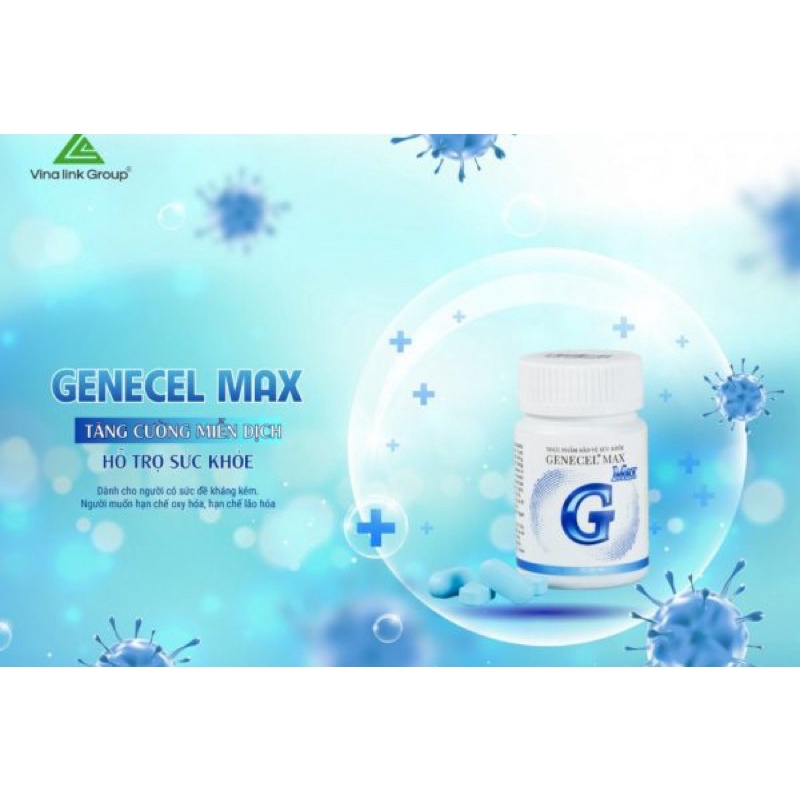 Genecel max thực phẩm bảo vệ sức khoẻ, tăng cường hệ miễn dịch