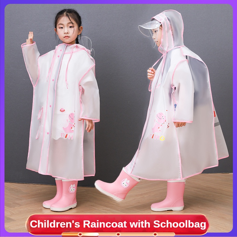 Áo Mưa Hai Mặt Có Khóa Kéo Cao Cấp Thời Trang Cho Bé