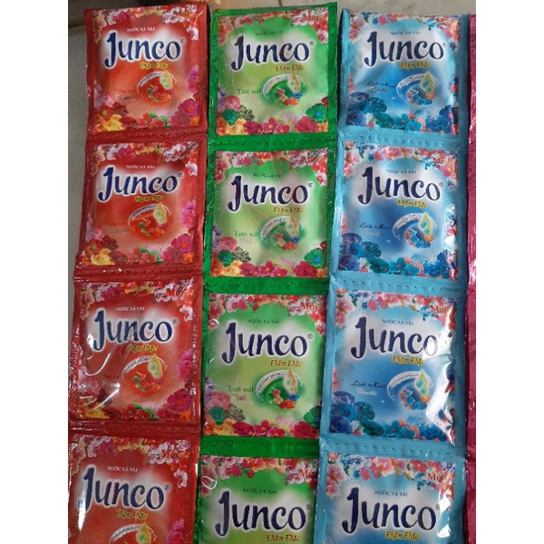 Nước xả vải Junco Dây/10 gói