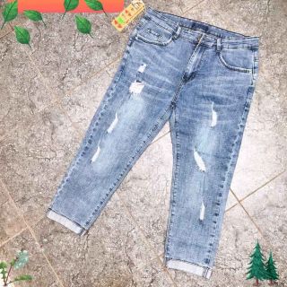 Quần jean lửng 9 tấc bigsize 60kg _85kg