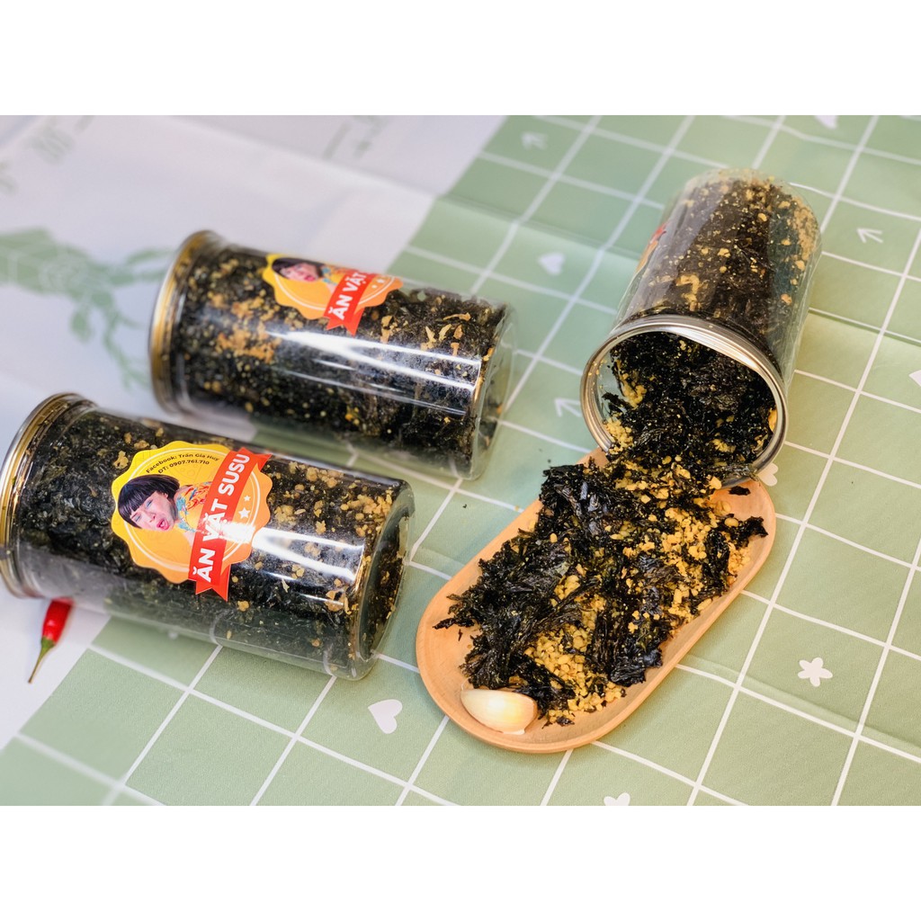 Rong Biển Cháy Tỏi Ăn Liền 150g | BigBuy360 - bigbuy360.vn