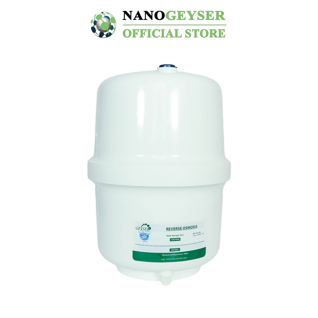 Bình áp máy lọc nước Nano Geyser, Tặng van bình áp nối nhanh, Bảo hành chính hãng 2 năm