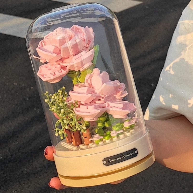 Đồ chơi xếp hình Hộp Nhạc Hoa Jaki nhiều mẫu