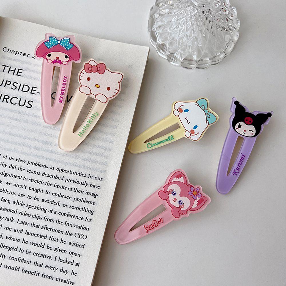 Aaron1 Kẹp Tóc Hình Kuromi Melody Kiểu Hàn Quốc Dễ Thương Cho Bé Gái