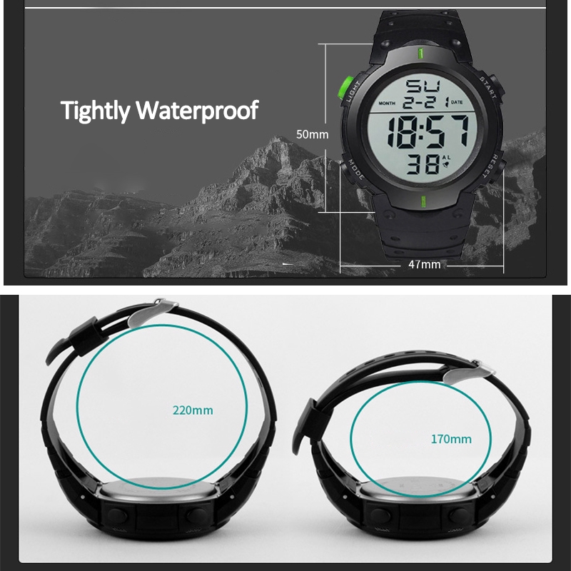 Đồng Hồ LED Đa Năng Phong Cách Phương Tây