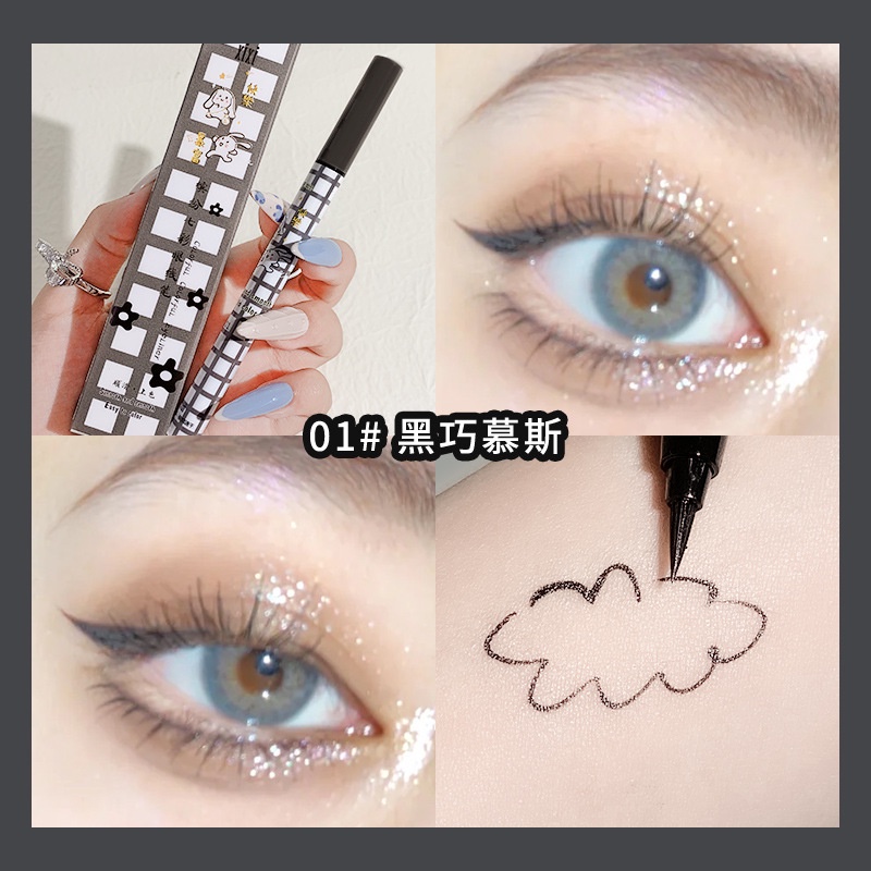 Bút Kẻ Mắt Nhiều Màu Sắc Chống Thấm Nước Không Nhòe Lâu Trôi Cho Người Mới Bắt Đầu