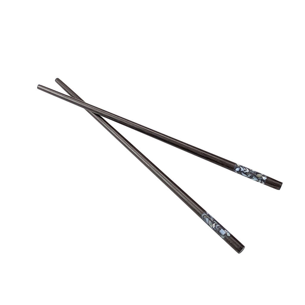 Đũa Gỗ Trắc Thiên Duy Khảm Ốc Tự Nhiên Siêu Sạch Chống Mốc, Cong Vênh