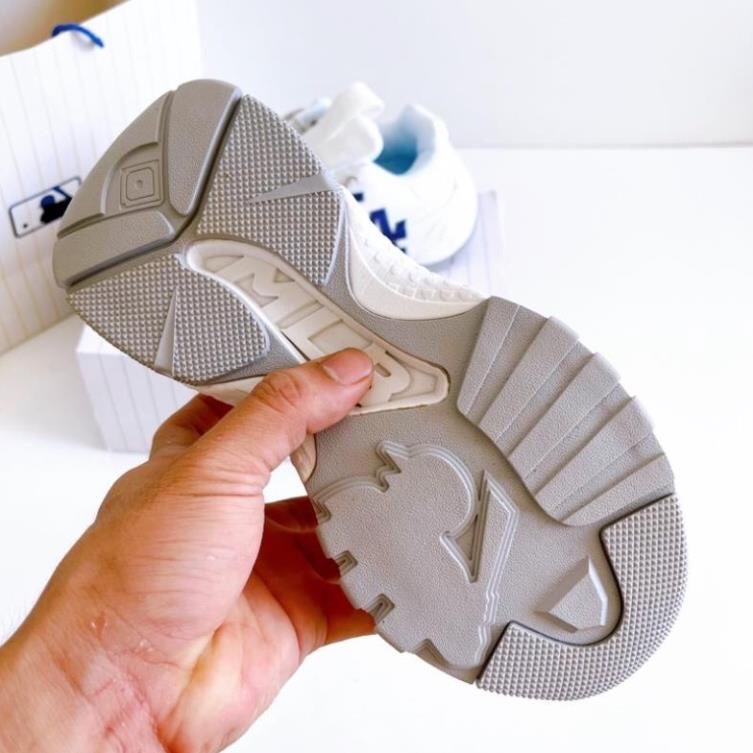 Giày MLB LA đế xám Hàn Quốc cao cấp - Cao 5cm Tôn Dáng