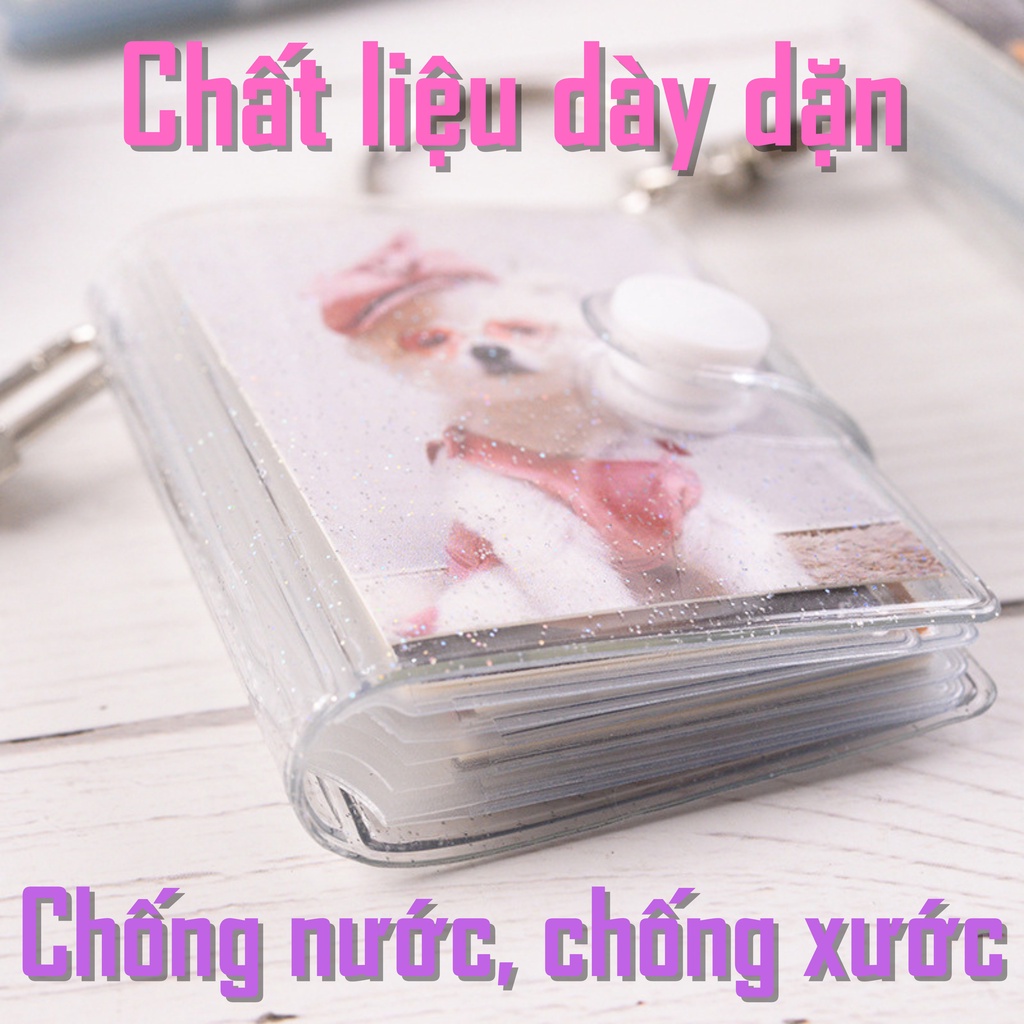 Móc Khóa Album 20 Ảnh 4x6 - Album Móc Khóa Tặng 20 Ảnh In Theo Yêu Cầu