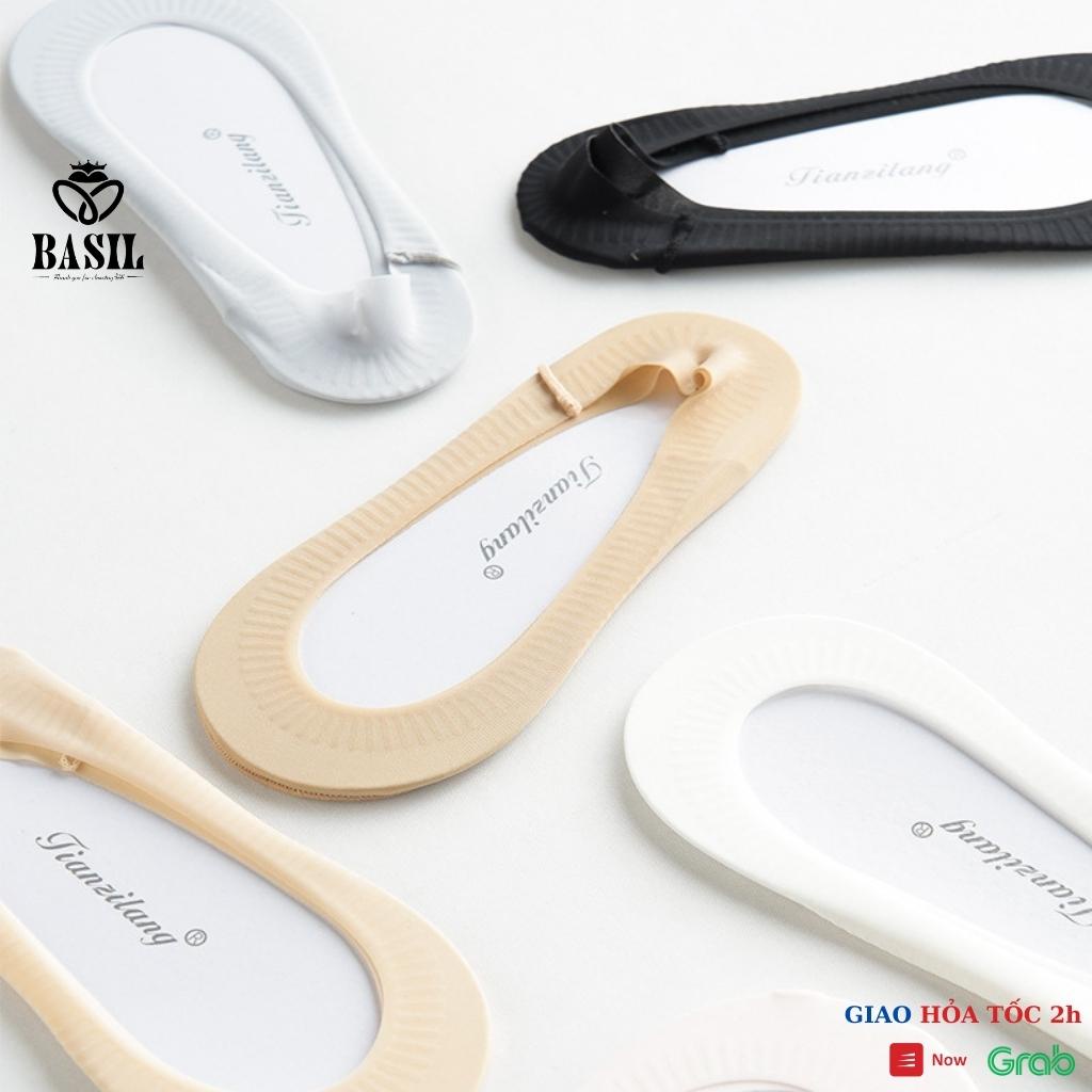 Tất lười ren nữ A7 combo 2 vớ lười chống trượt cao cấp BASIL