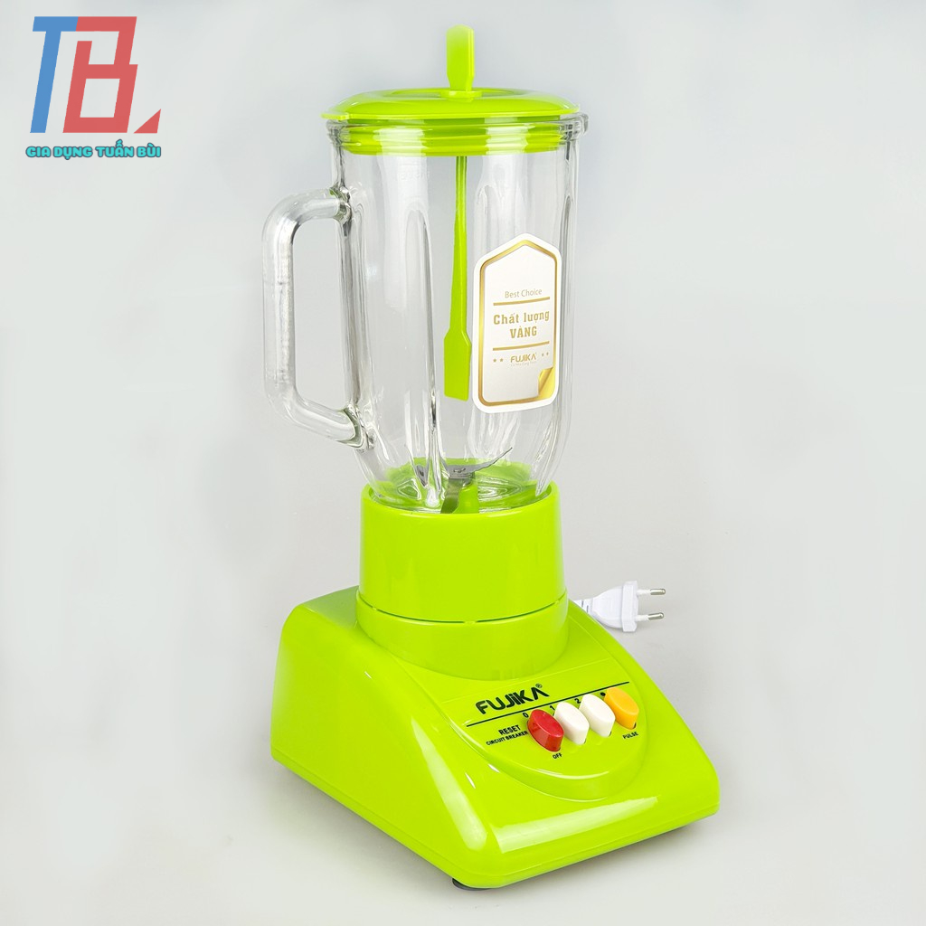 Máy xay sinh tố Fujika FJ-9 dung tích 1.2L và cối xay khô nhỏ 0.3L, công suất 300W, màu ngẫu nhiên - Hàng chính hãng