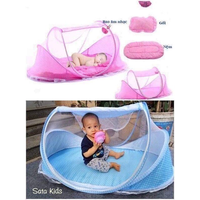 Màn Chụp Happy Baby.Màn chụp che muỗi cho bé ,màn chống muỗi an toàn cho bé