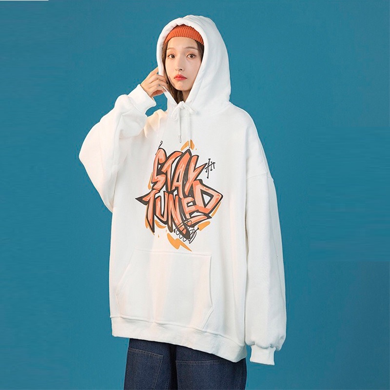 Áo hoodie nỉ bông THE TRIPLE unisex form rộng TT26H nam nữ cotton oversize
