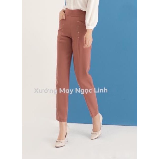 Quần baggy nữ công sở mã mới 8 đinh siêu Hot | BigBuy360 - bigbuy360.vn