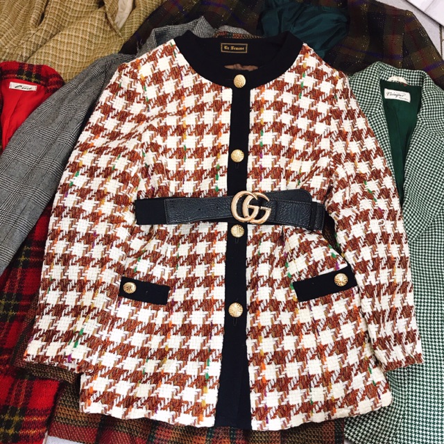 Áo dạ tweed 2hand Nhật