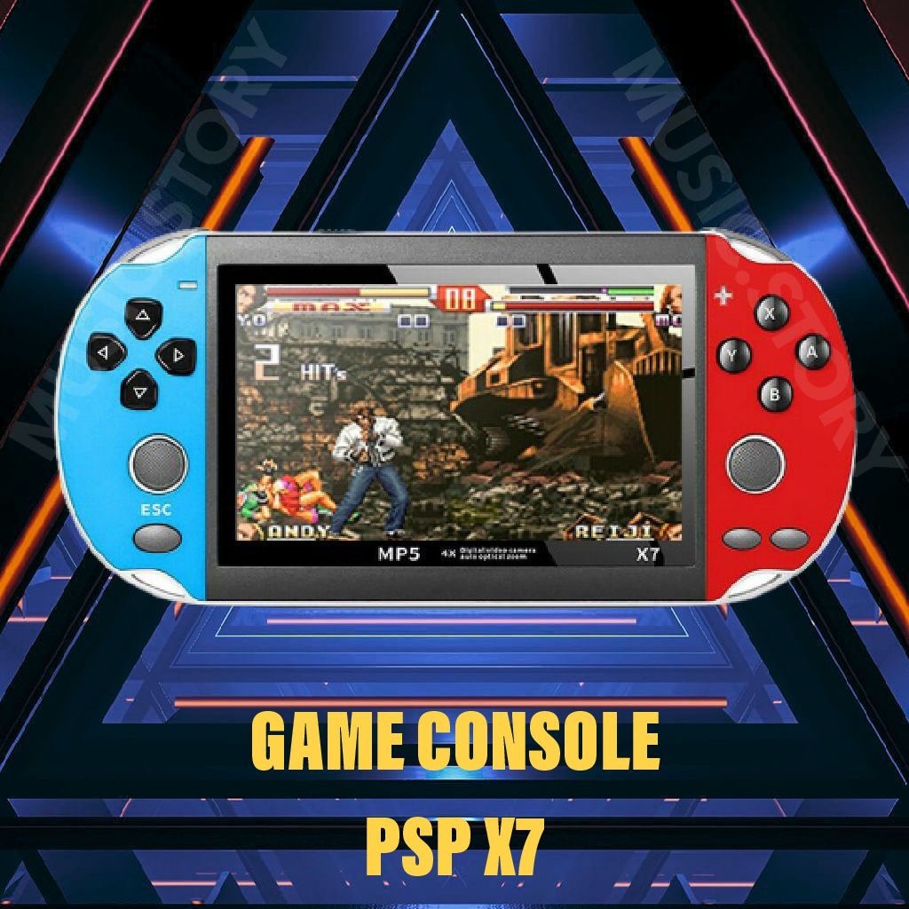 Máy Chơi Game Cầm Tay PSP 4.3 '' 8GB Tích Hợp 1000 Trò Chơi PSP X6 / X7 / X12 / X19 3000 Trò Chơi