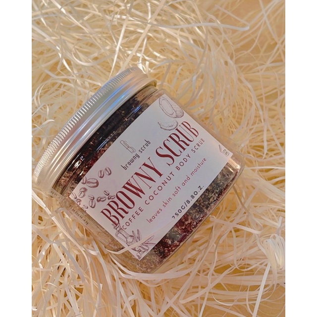 Browny Scrub, Tẩy Tế Bào Chết Handmade