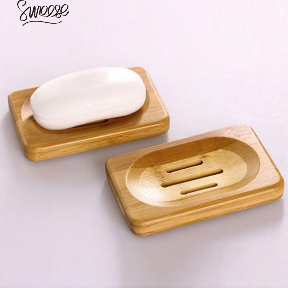 Japanese Style Wooden Soap Dish/ Khay dĩa gỗ để xà phòng handamde bằng gỗ tre tự nhiên gần gũi với môi trường