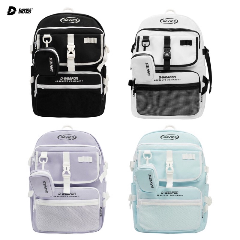 Balo canvas unisex nam nữ nhiều màu local brand DAVIES - Original SS2 Backpack