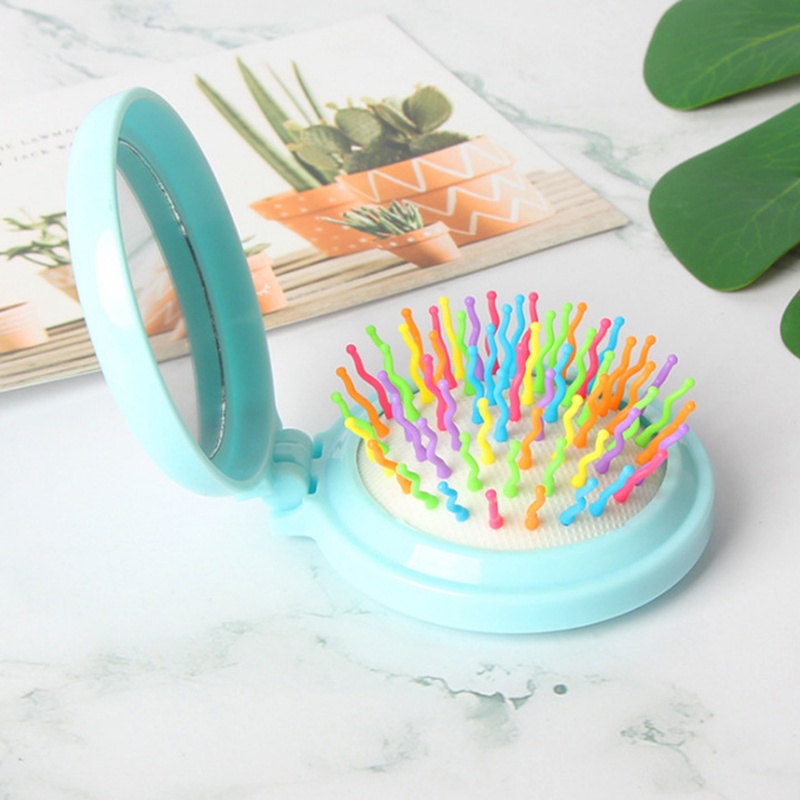 Gương Lược Mini Gấp Gọn Bỏ Túi Tiện Dụng | Chenglovehairs YR