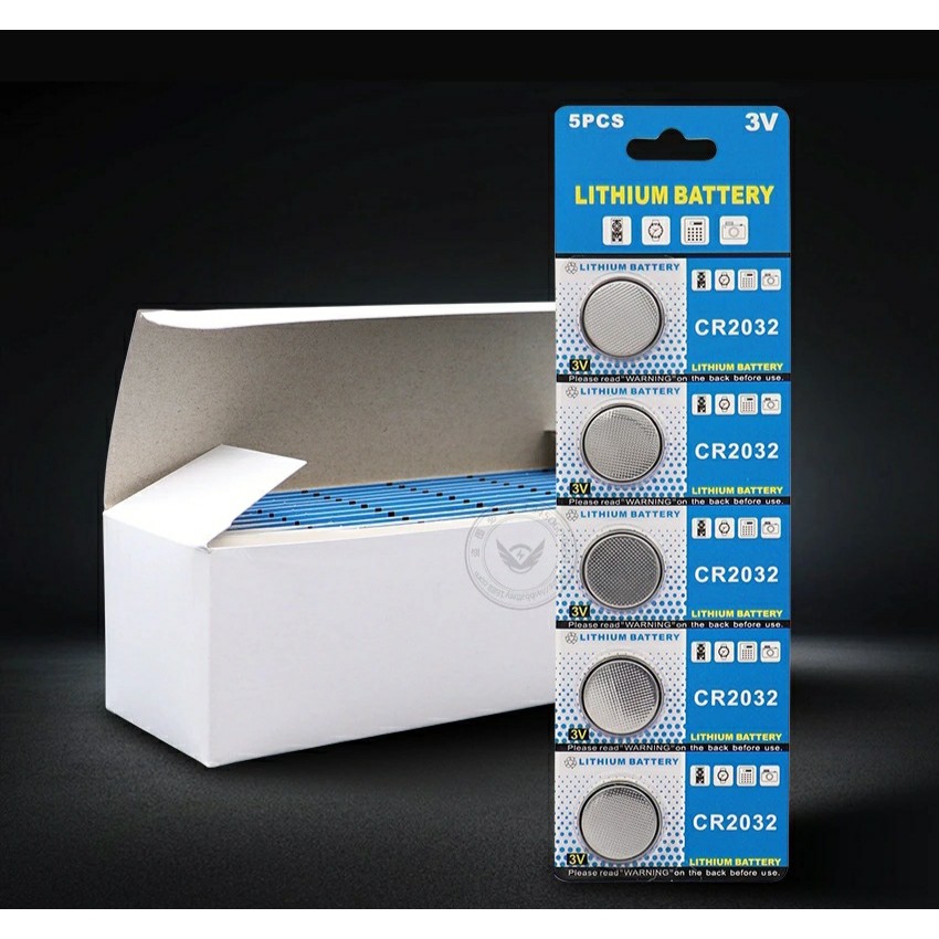 Vỉ 5 Viên Pin Cr2032 Lithium Battery 3V ( Giá 5 Viên )