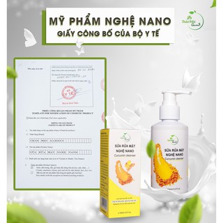 Sữa rửa mặt nghệ nano