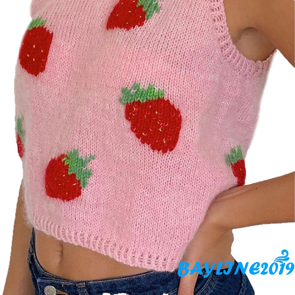 Áo sweater không tay dáng lửng phối họa tiết kẻ sọc ca rô thời trang