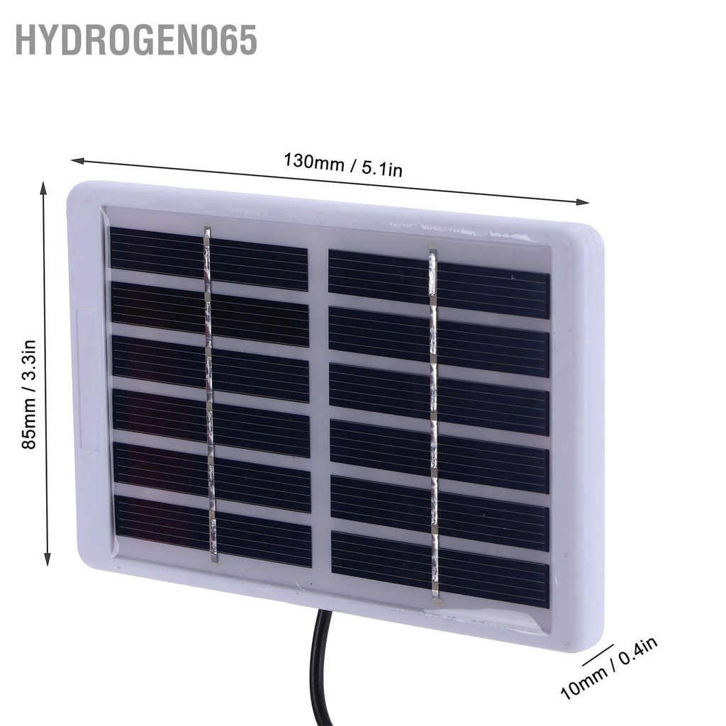 Tấm Pin Năng Lượng Mặt Trời 1.2W 6V Cổng USB Mini Polycrystalline Silicone Hydrogen065