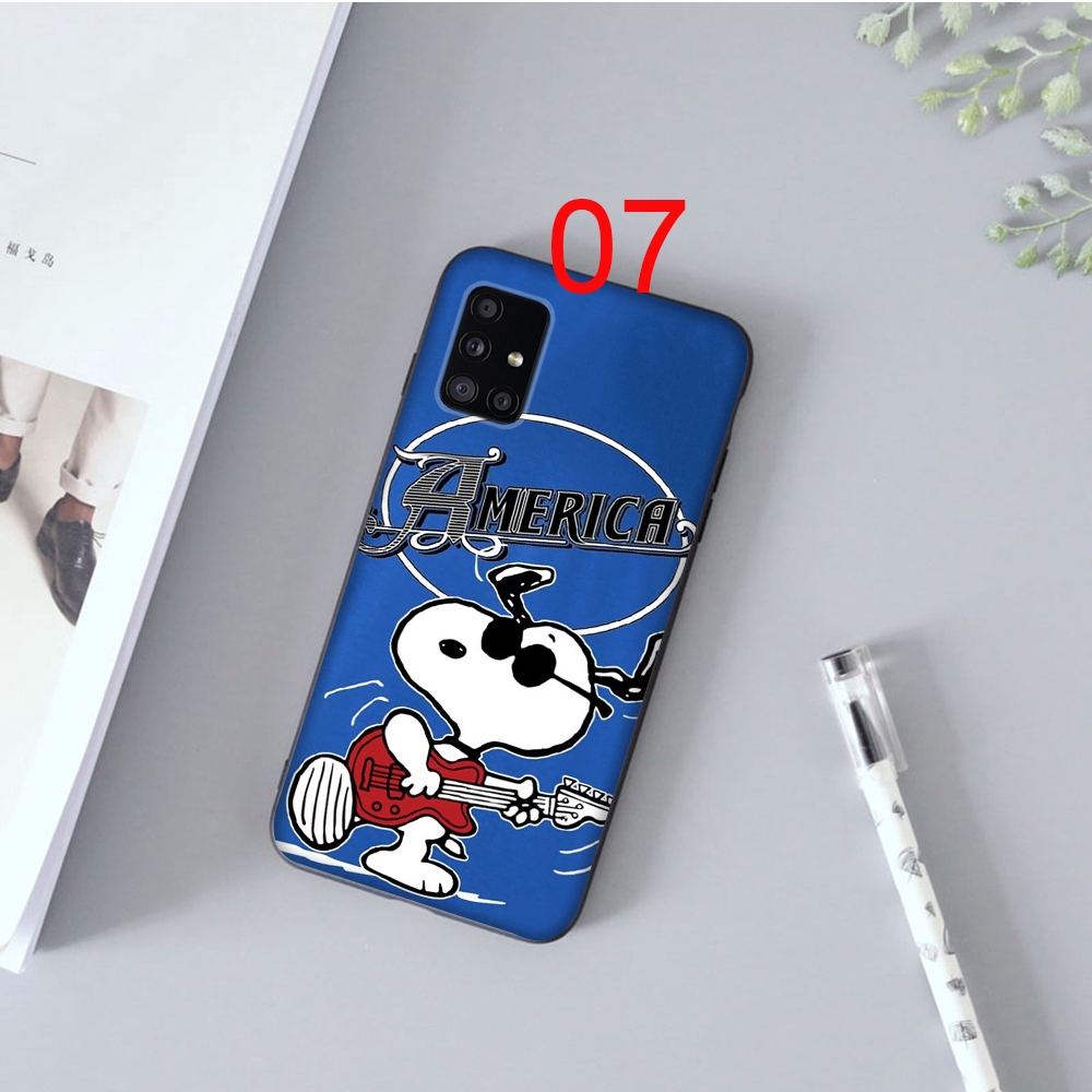 Ốp điện thoại hình chó Snoopy cho SAMSUNG GALAXY A11 A21 A41 A51 A71 A81 A91