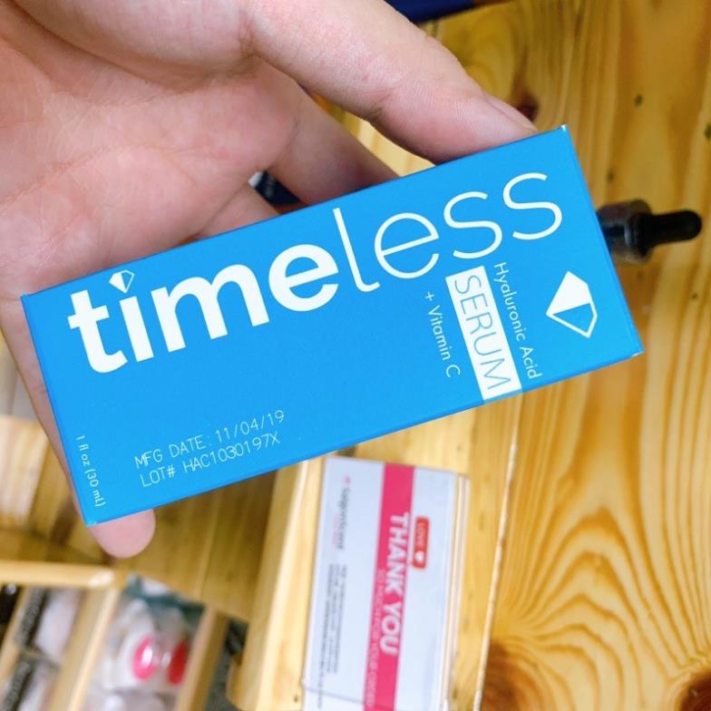 Tinh chất cấp nước sáng da Timeless HA + Vitamin C