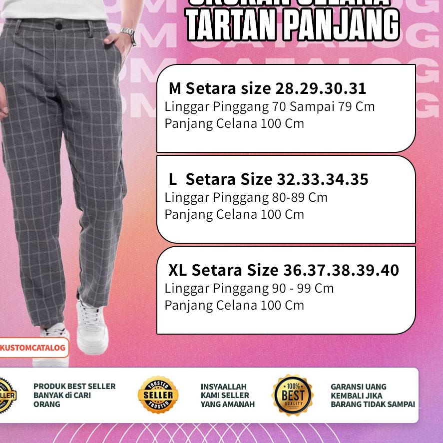 Mô hình TARTAN PANTS màu đen Qczp QUALITY PREMI Box