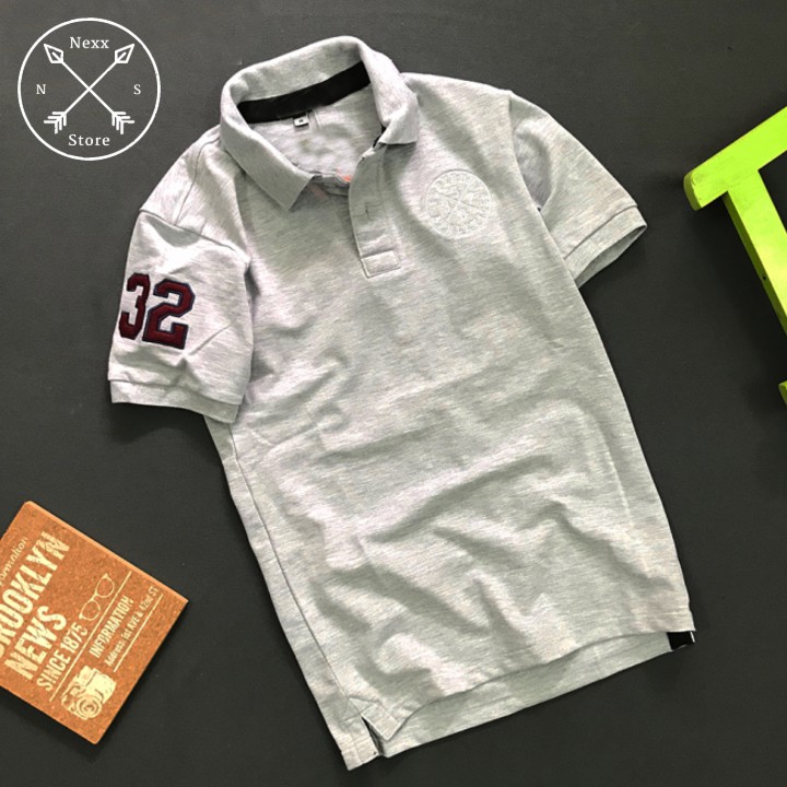 Áo thun polo nam cá sấu có cổ bẻ sọc ngang cao cấp trung niên số 32 Nexx&amp;Dee -PL32