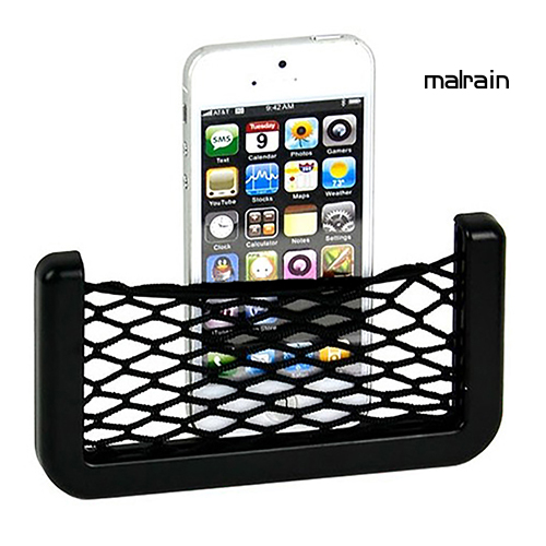 Túi lưới đựng điện thoại gắn sau ghế xe ô tô tiện dụng