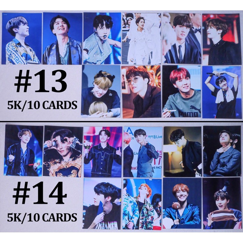 (Có sẵn)Sale set card BTS - JHOPE