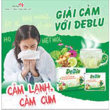 Deblu bột sủi chanh gừng giải cảm, làm ấm cơ thể