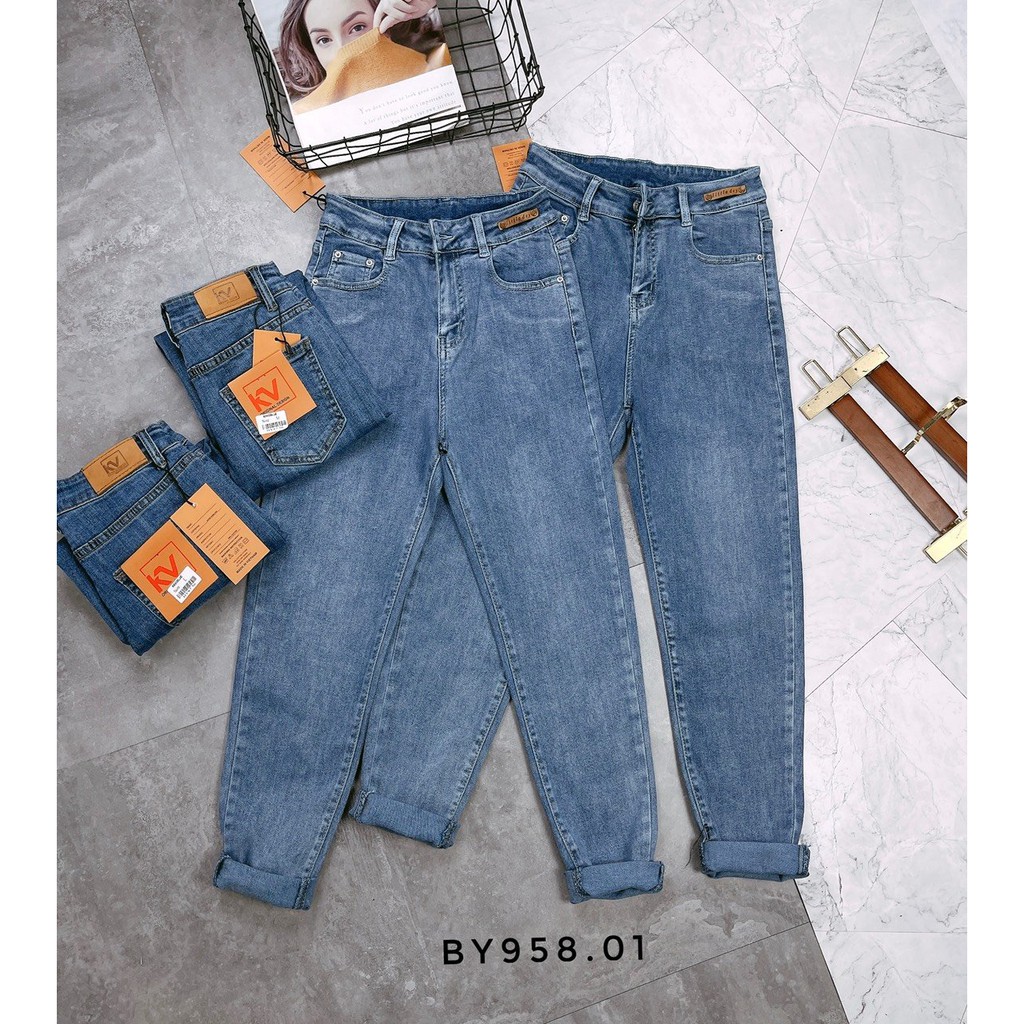 Quần Bò Nữ 🎄FREE SHIP🎄 Quần Jean Nữ Dáng Ôm Skinny 2 Màu Siêu Hot,Co Giãn 4 Chiều - BY958