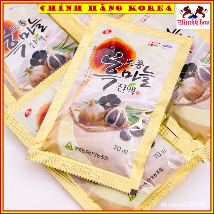 Nước Tỏi Đen Hàn Quốc, Tinh Chất Tỏi Đen Hộp 30 gói, minhchau