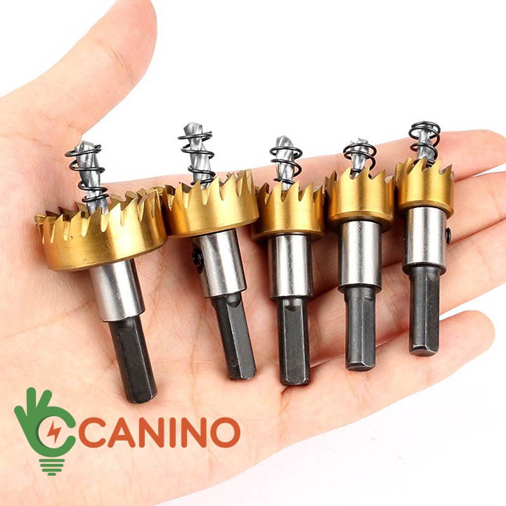 💥💥💥 Bộ mũi khoan khoét lỗ phủ titanium đường kính từ 16mm đến 30mm ☀️